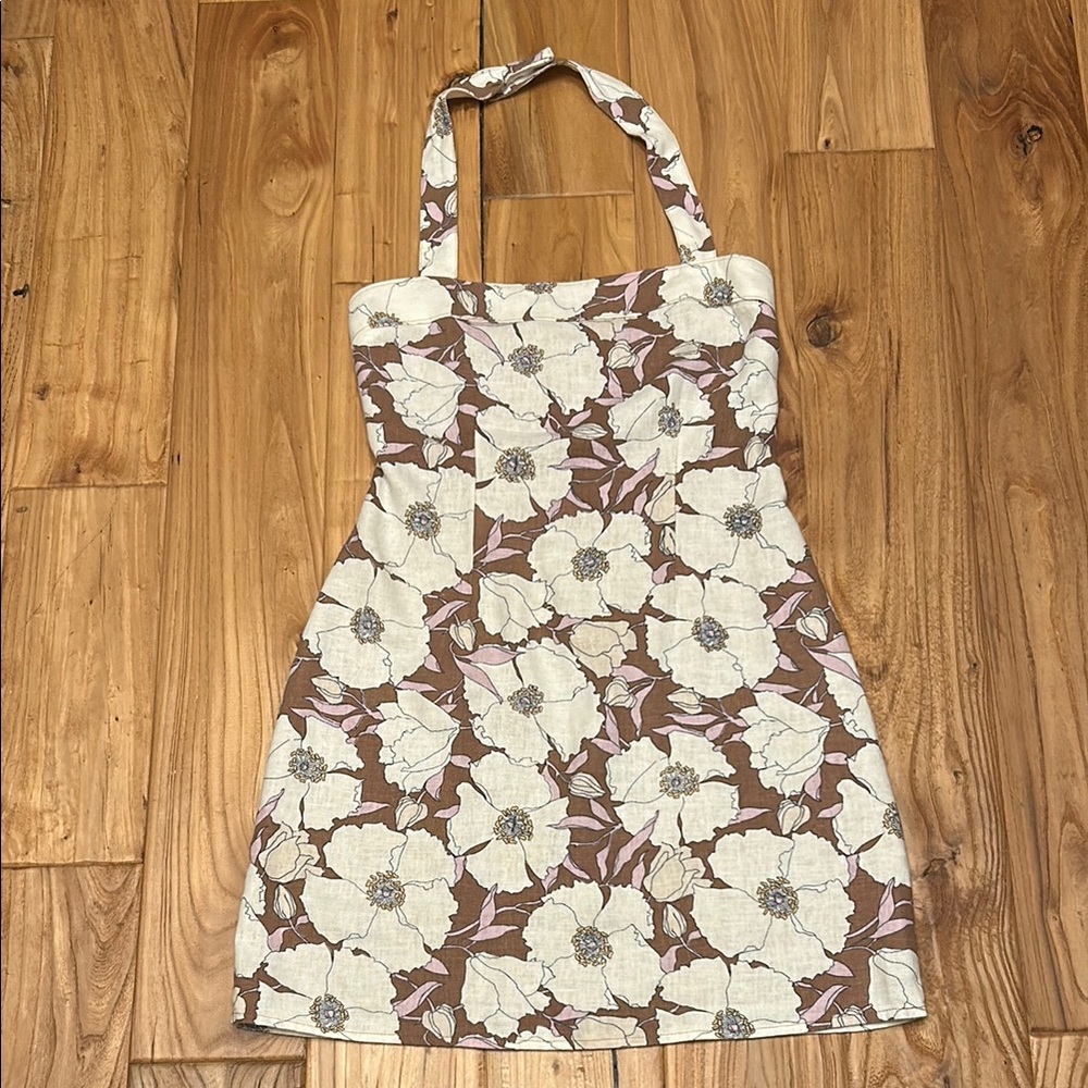 Abercrombie & Fitch Brown Halter Dress